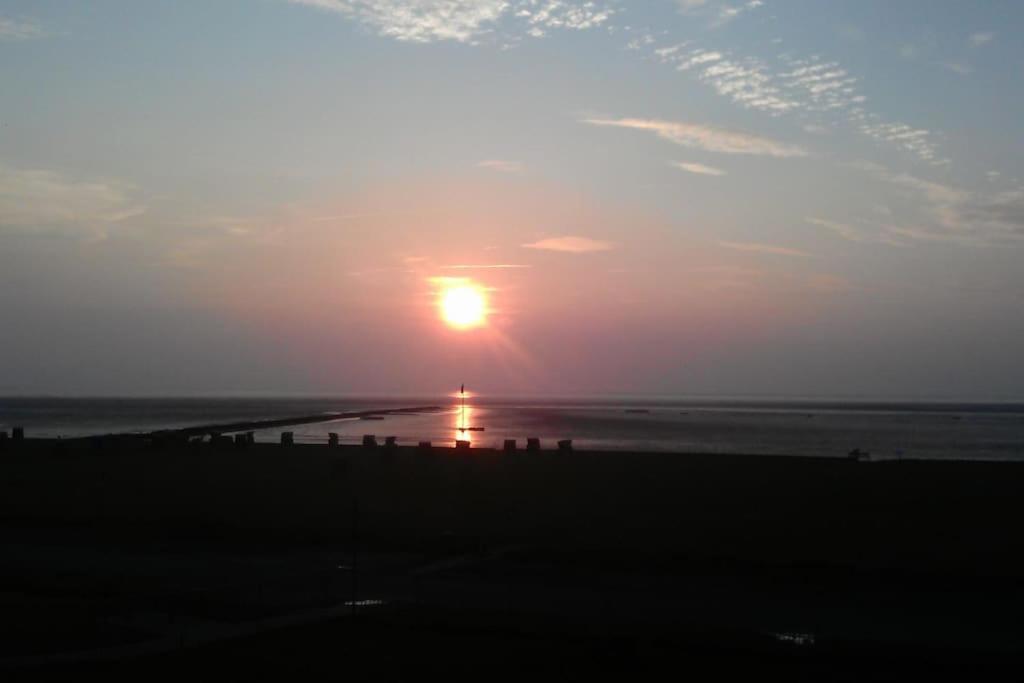 Nordsee Und Natur. Gemuetliche Fewo Mit Deichblick Dorum-Neufeld Exterior photo